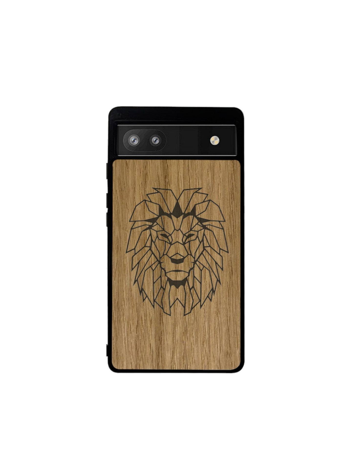 Google Pixel case - Lion engraving