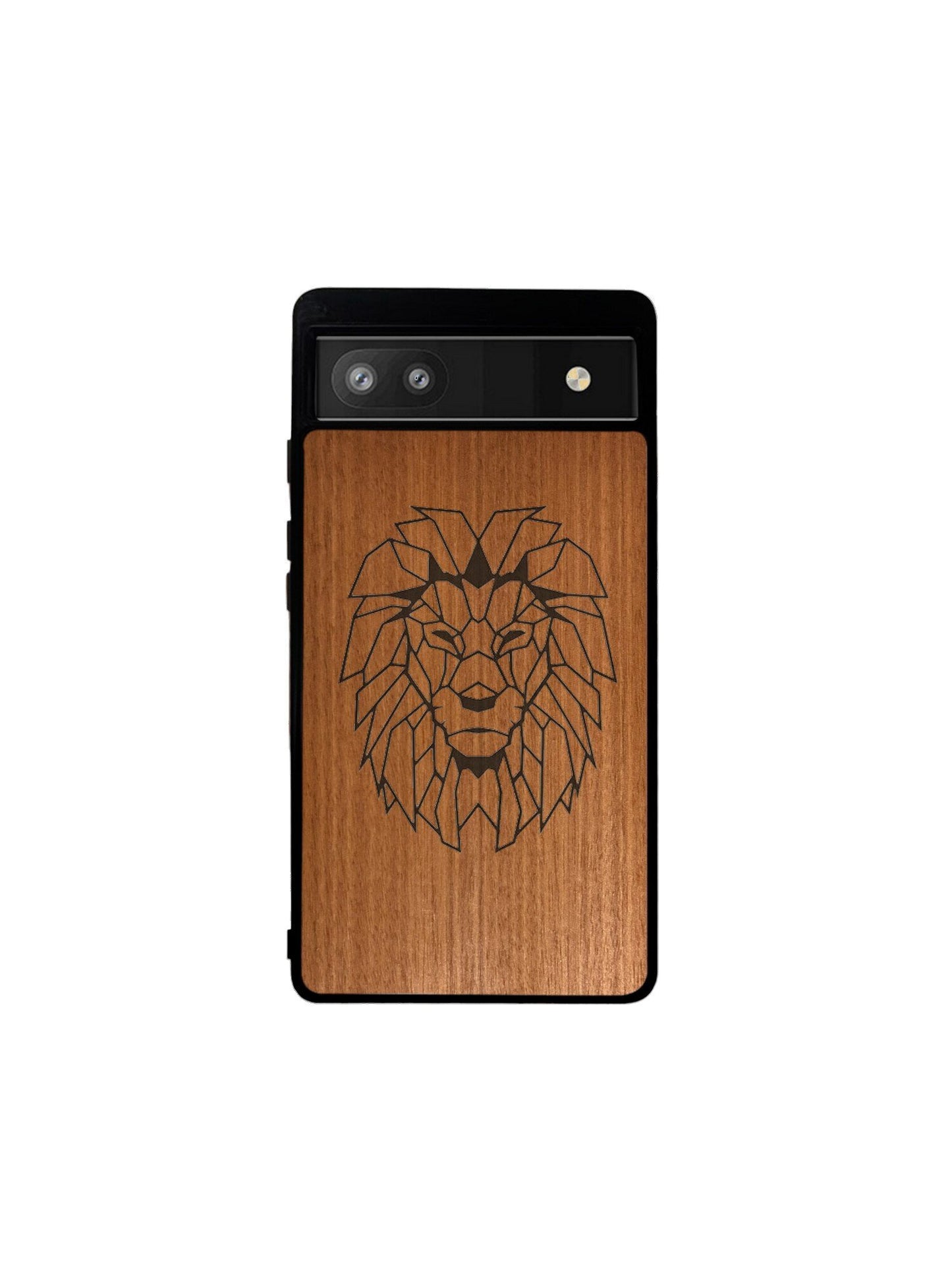 Google Pixel case - Lion engraving